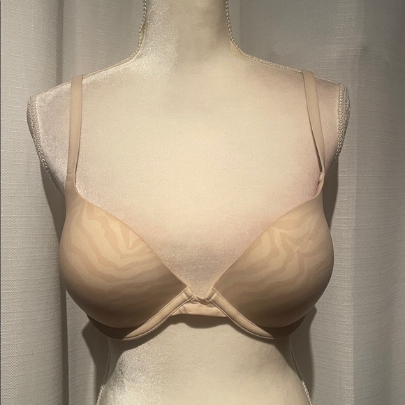 Wonderbra Cream Zebra Patterned Bra Sz 38C - Picture 1 of 7